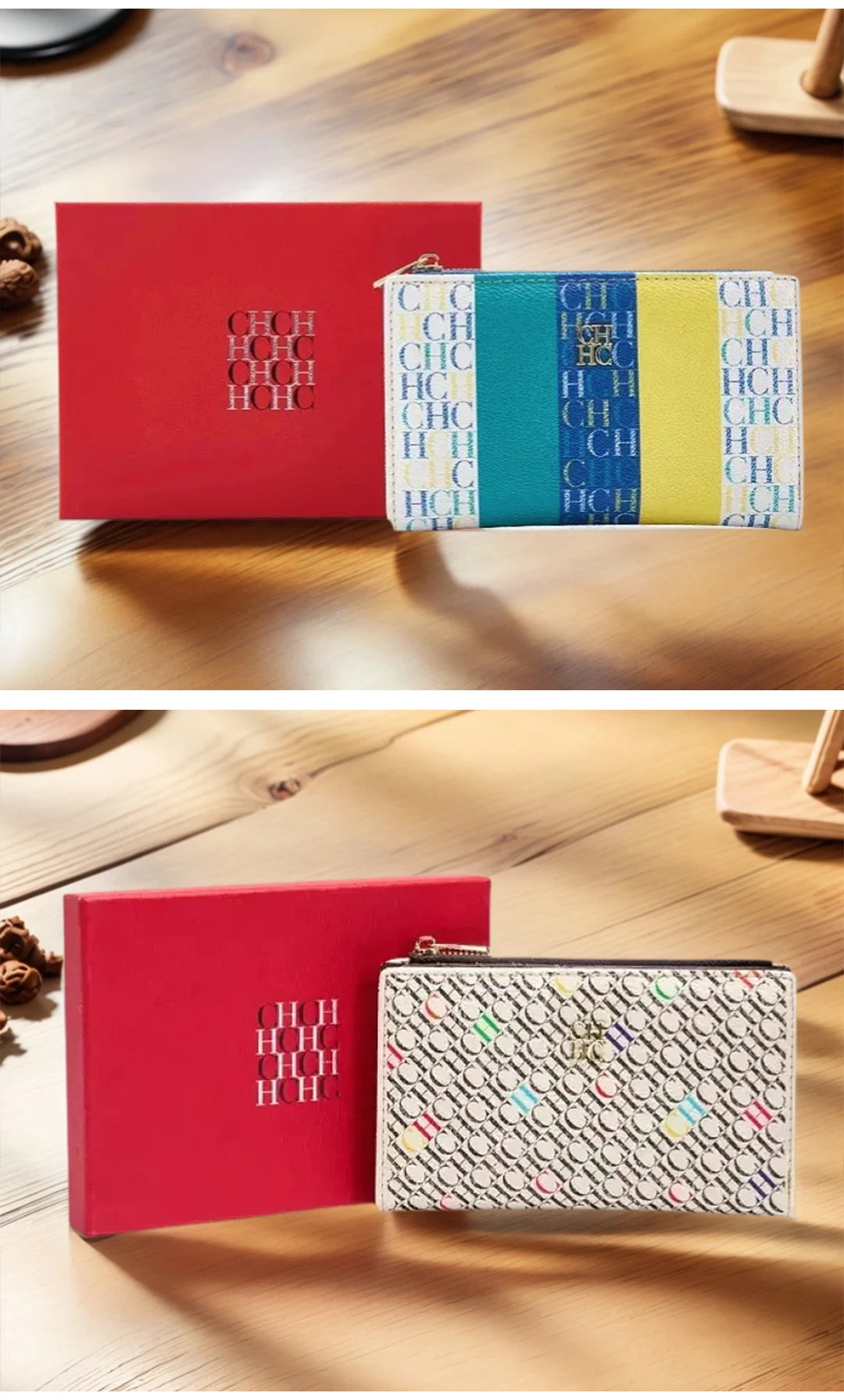 Luxury PU Leather Women’s Wallet with Artistic Print