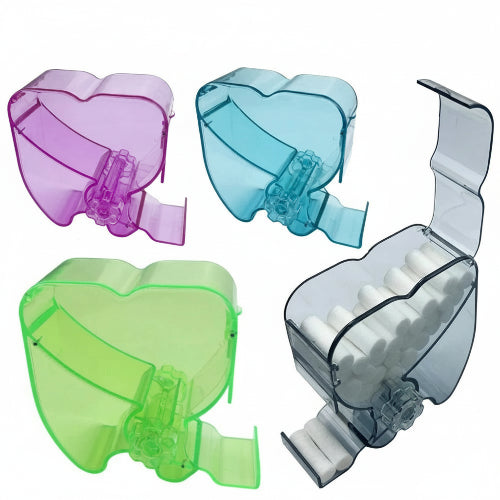 Dental Cotton Roll Dispenser Holder Press