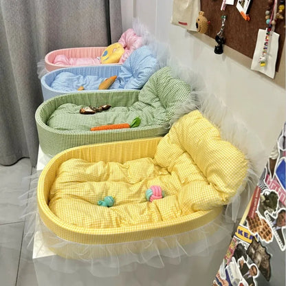 Macaron Colour Pet Nest Bed