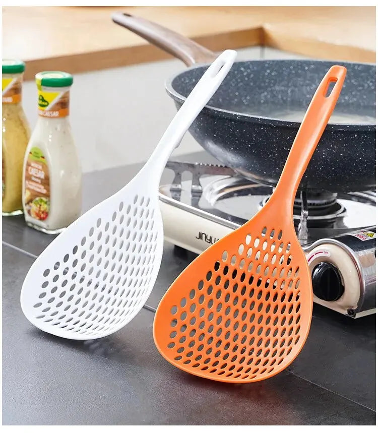 Large Nylon Slotted Spoon Colander for Kitchen