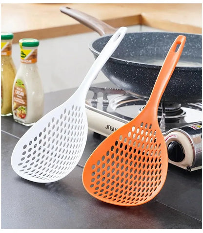 Large Nylon Slotted Spoon Colander for Kitchen