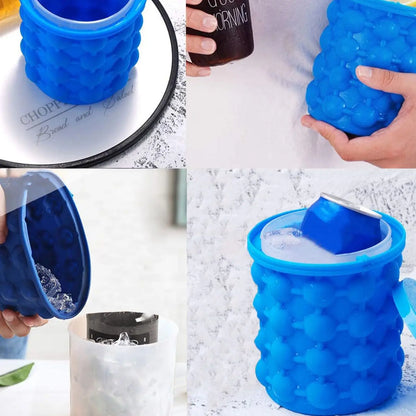 Silicone Ice Cube Maker & Cooler Bucket