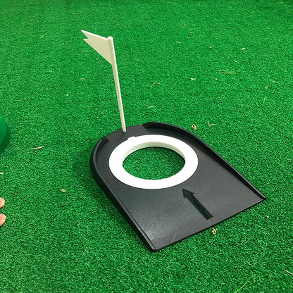 Portable Golf Putting Trainer with Flag Target
