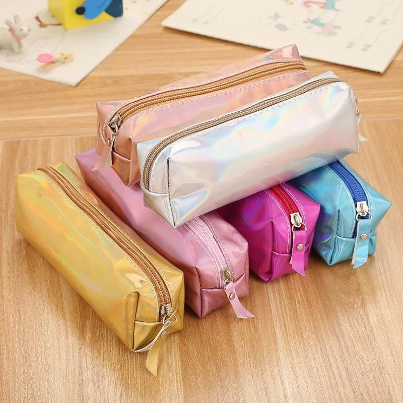 Holographic PU Pencil Case
