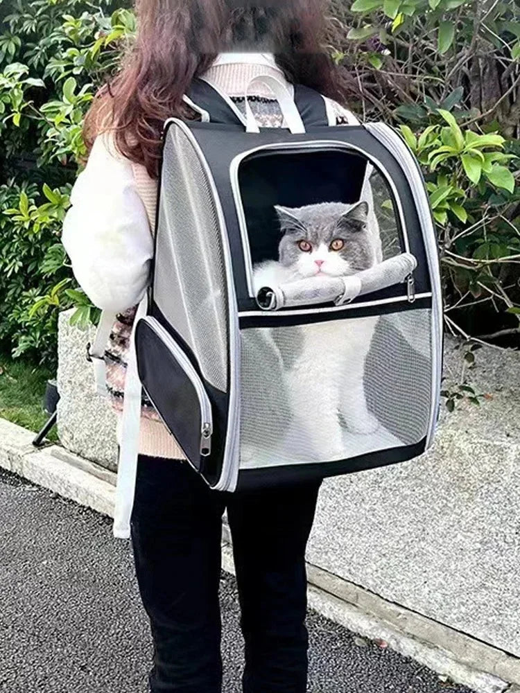 Portable Breathable Cat Travel Backpack