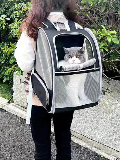 Portable Breathable Cat Travel Backpack