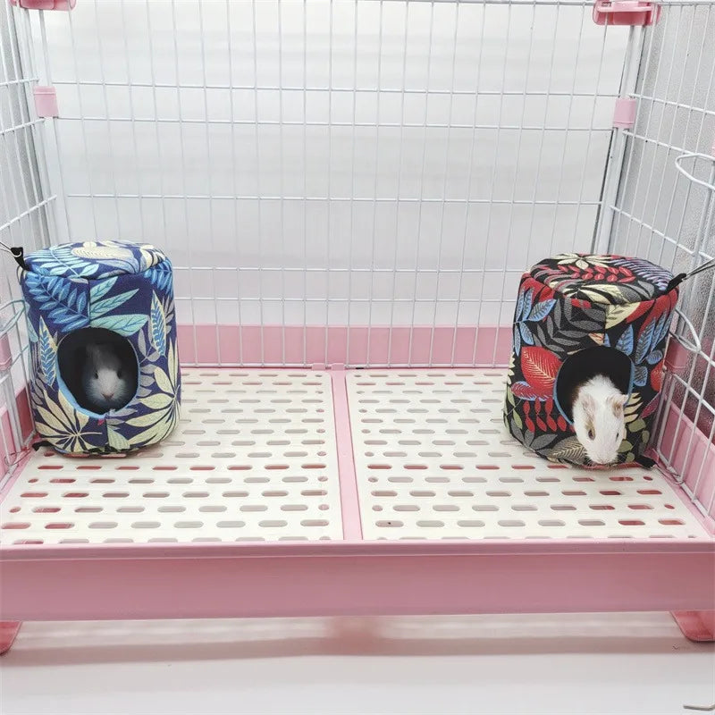 Hamster Hanging House & Soft Cotton Hammock for Small Animals