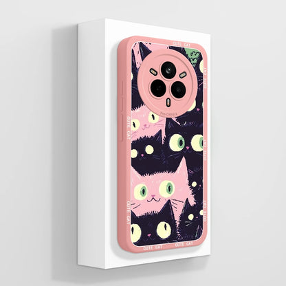 Cute Floral Silicone Case for Realme 14 Pro Series