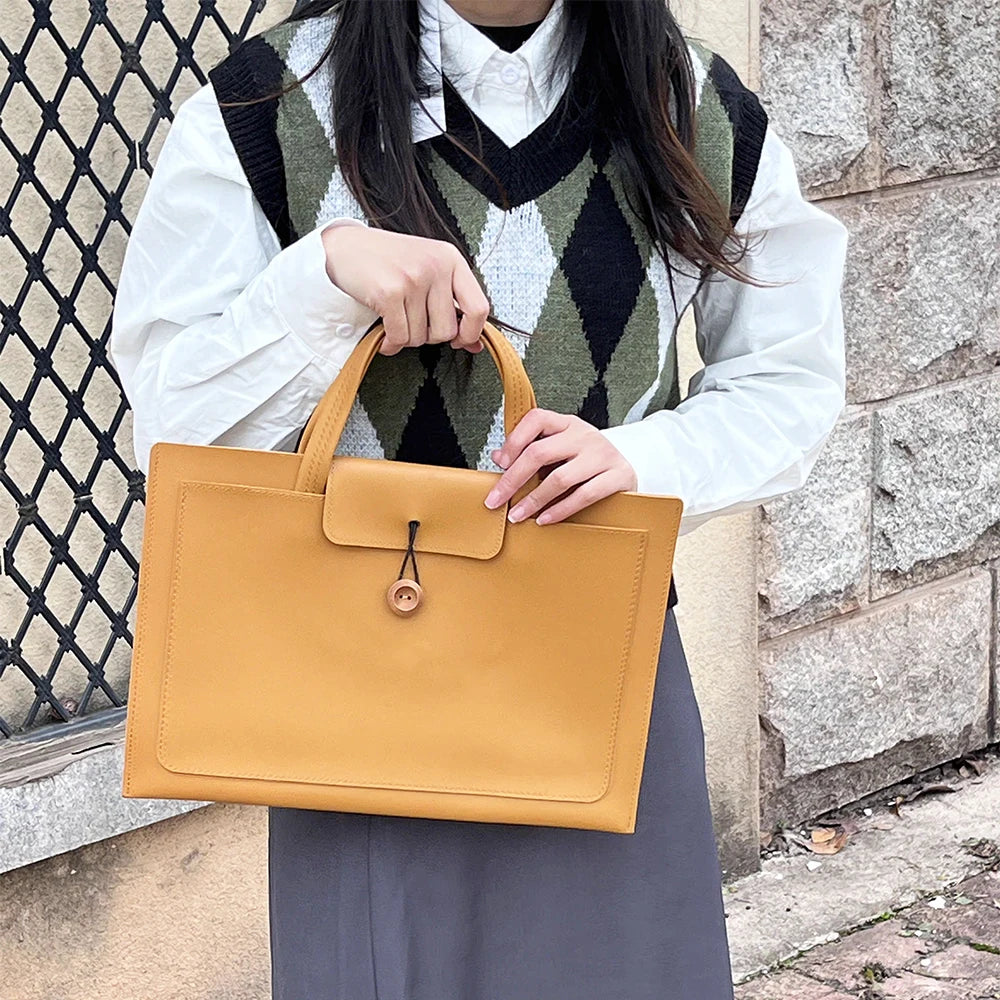 Leather Business Briefcase