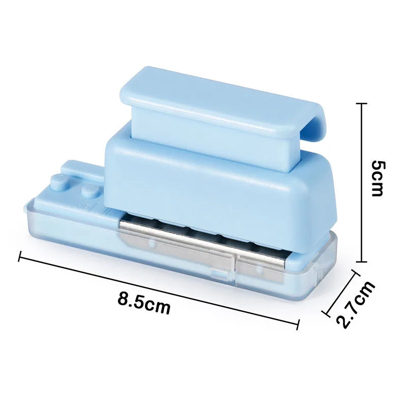 Mini 5-Hole Paper Punch for Loose-Leaf Notebooks