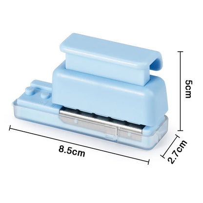Mini 5-Hole Paper Punch for Loose-Leaf Notebooks