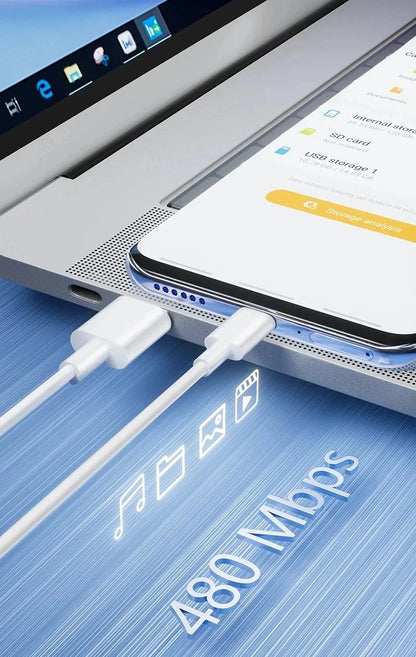 90W 6A Turbo Fast Wall Charger with USB-C Cable