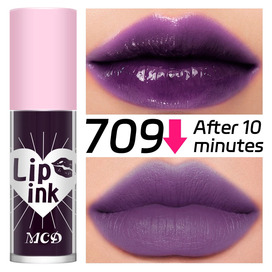 Long-Lasting Velvet Lip Gloss Stain – Plumping Liquid Lip Makeup