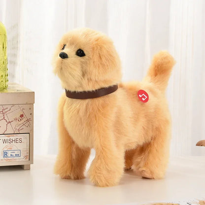 Interactive Walking Plush Robot Dog