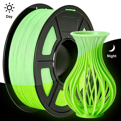 Glow-in-the-Dark PLA 3D Printer Filament Bundle