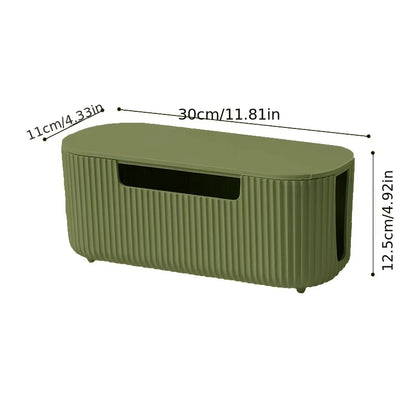 Cable Management Box Kit with Cord Organizer Accessories