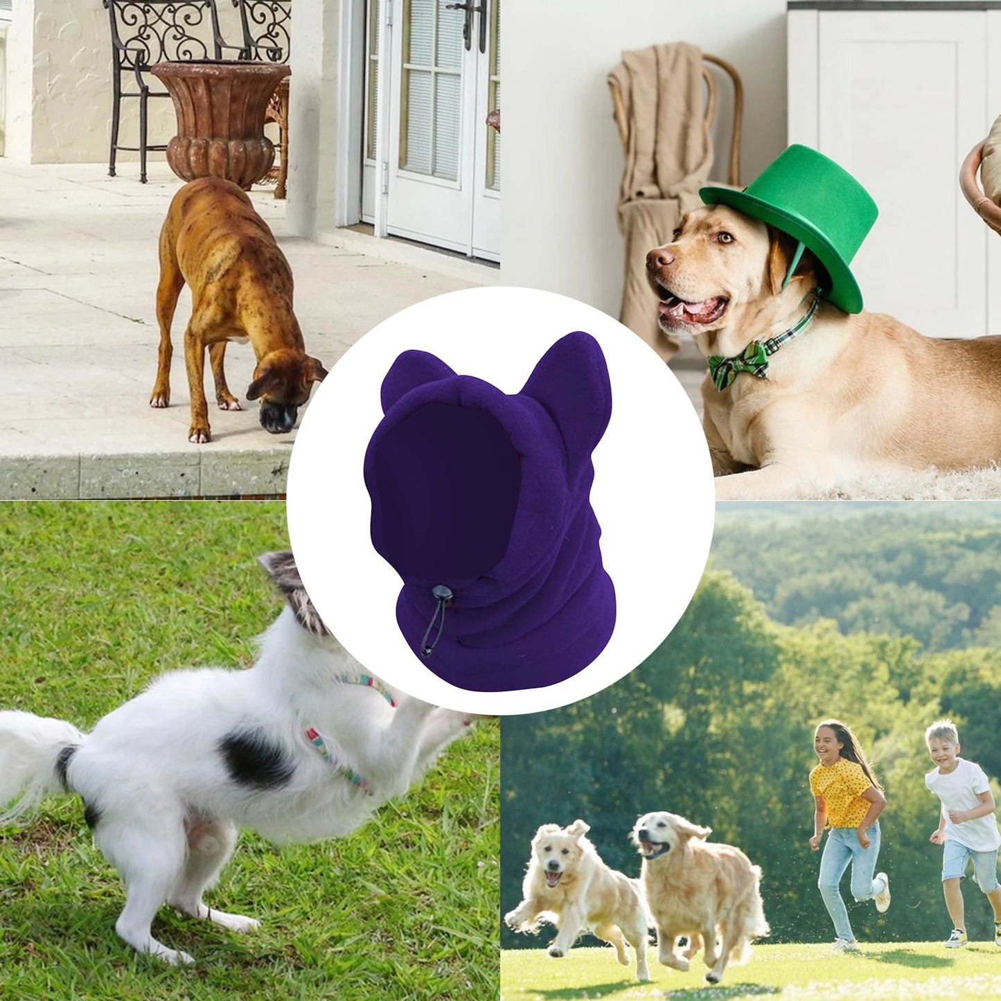 Warm Fleece Winter Hat for Dogs