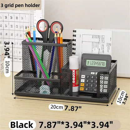 Metal Mesh Desk Organizer Caddy
