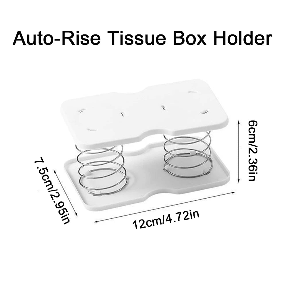 Spring-Loaded Tissue Box Holder