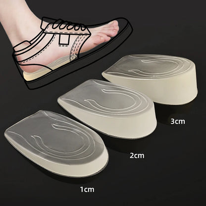 Silicone Gel Height Increase Heel Inserts