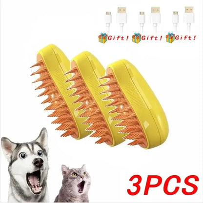 3-in-1 Pet Steam Brush