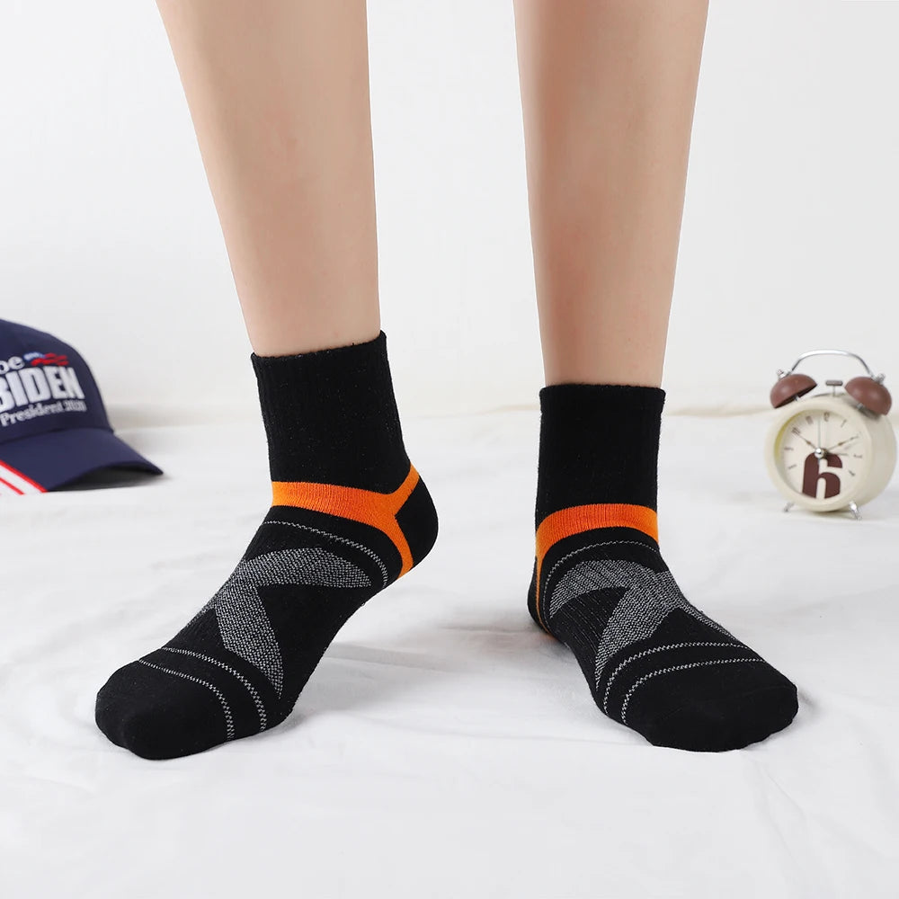 Men’s Cotton Sports Crew Socks 5 Pairs