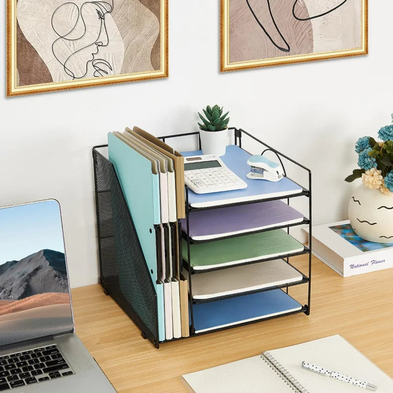 Multi-Layer Document & Paper Storage Rack