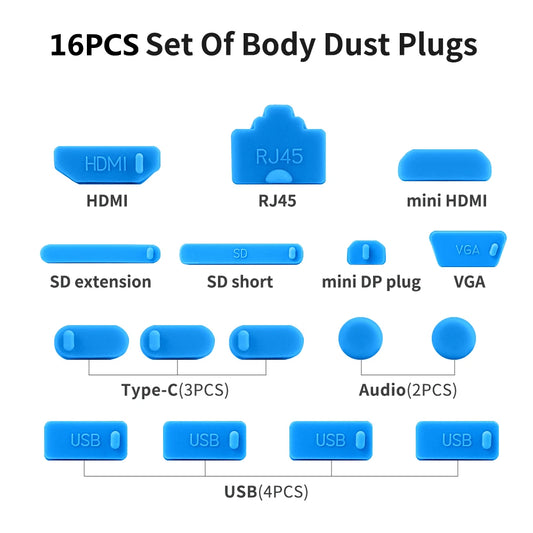 Laptop Port Dust Plug Set