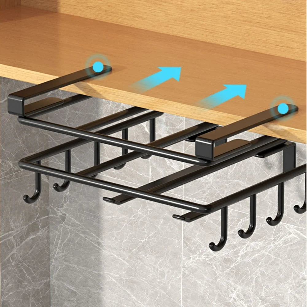 Under-Cabinet Kitchen Storage Rack