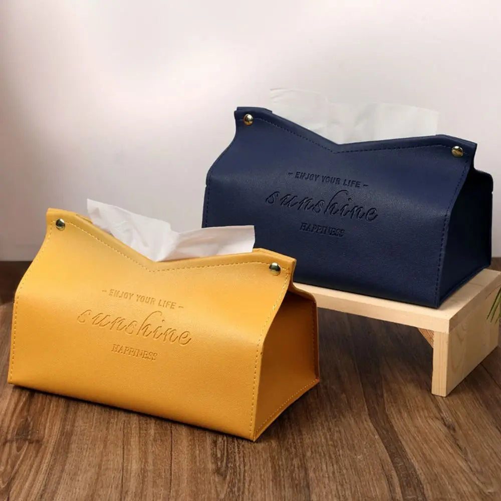 PU Leather Nordic Tissue Box Cover