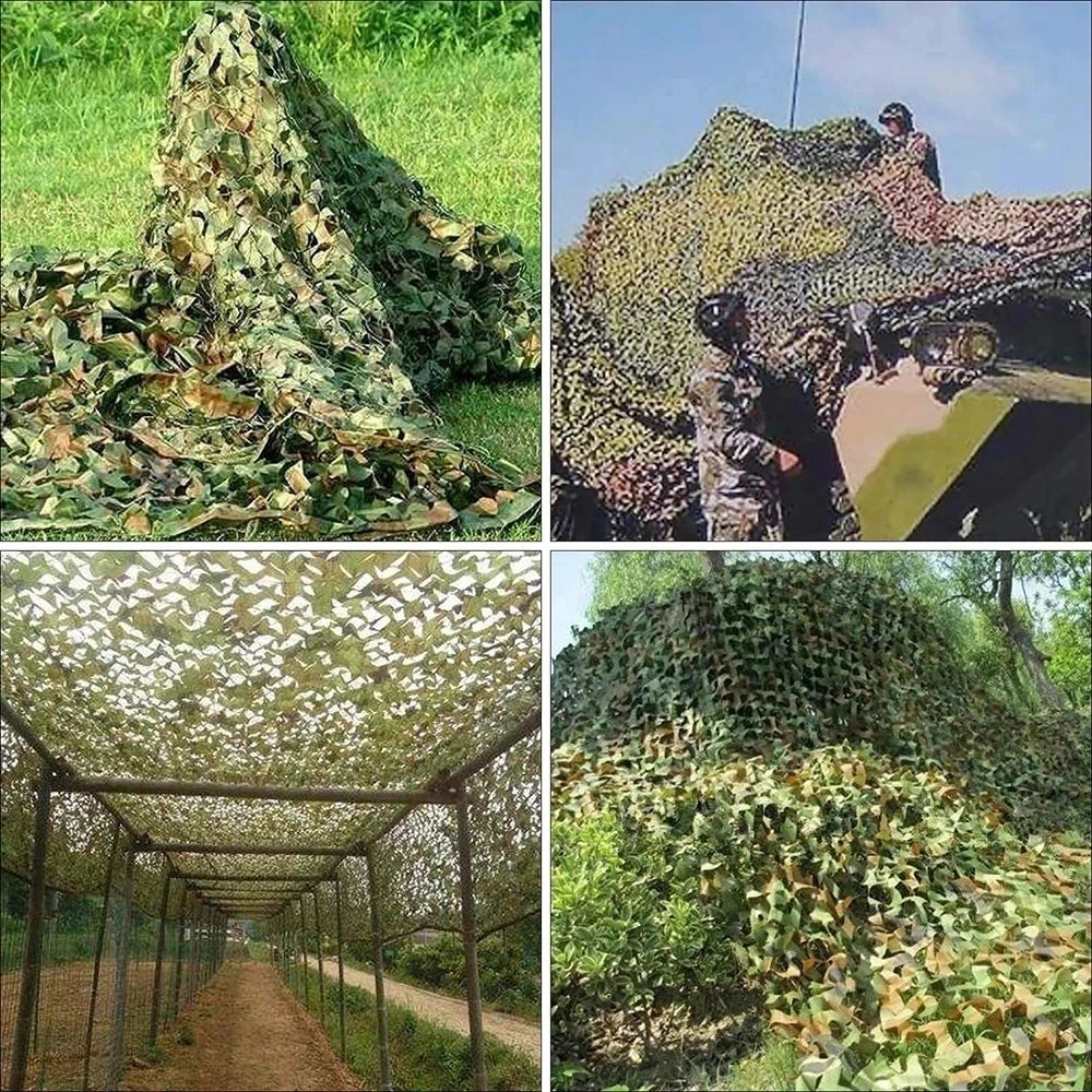 Heavy-Duty Camouflage Net for Garden Shade, Photography & Outdoor Cover