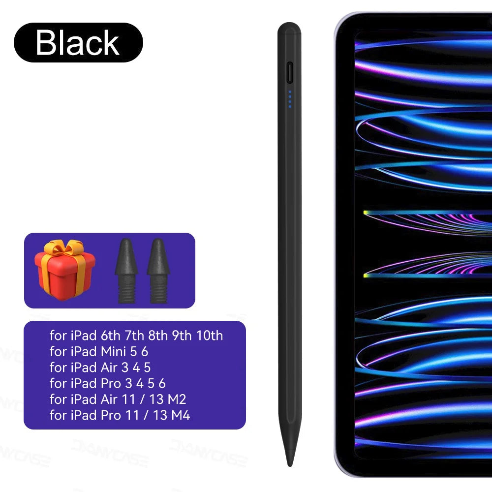 Rechargeable iPad Stylus Pen with Magnetic Attachment