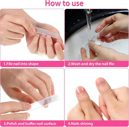 Glass Foot Rasp Heel File for Callus and Hard Skin Removal