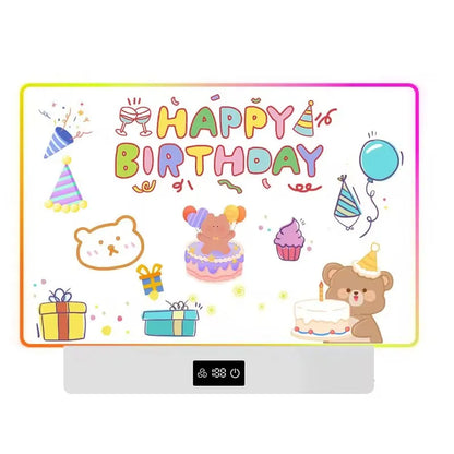 Kids LED Writing Board – Adjustable Brightness Glow Drawing Pad with Neon Pens