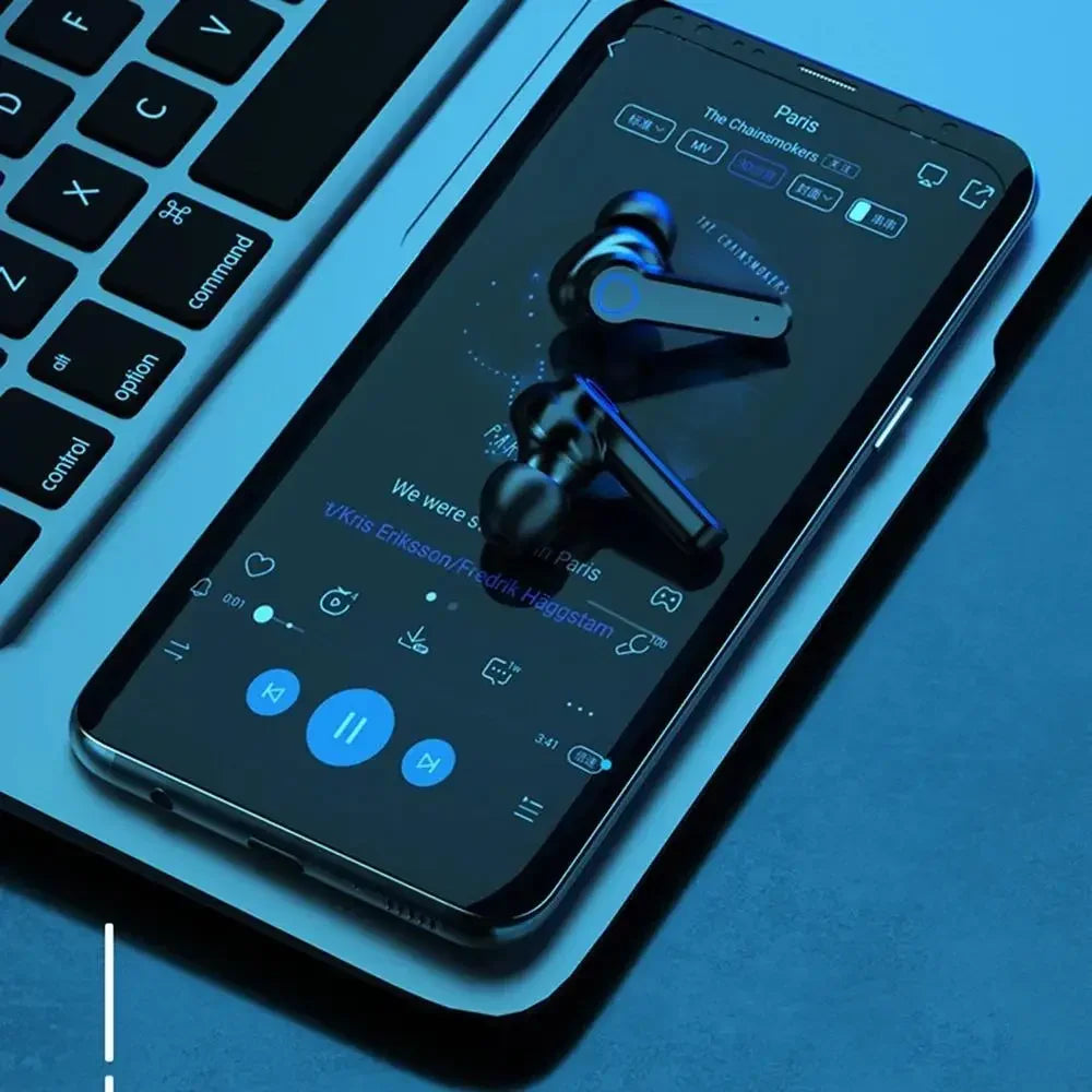 M19 True Wireless Bluetooth Earbuds with LED Charging Case