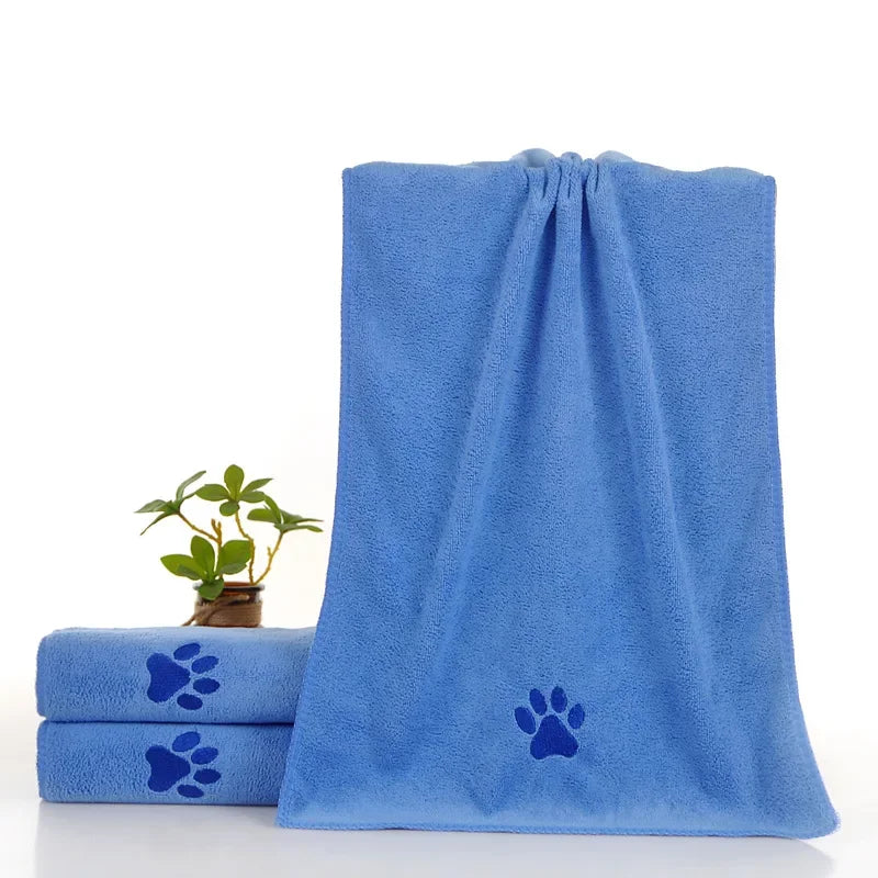 Pet Microfiber Bath Towel
