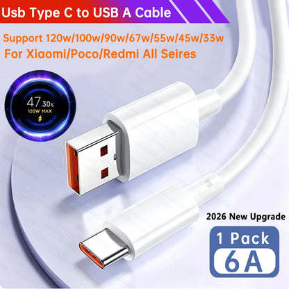 Original Xiaomi 120W USB-C Fast Charging Cable