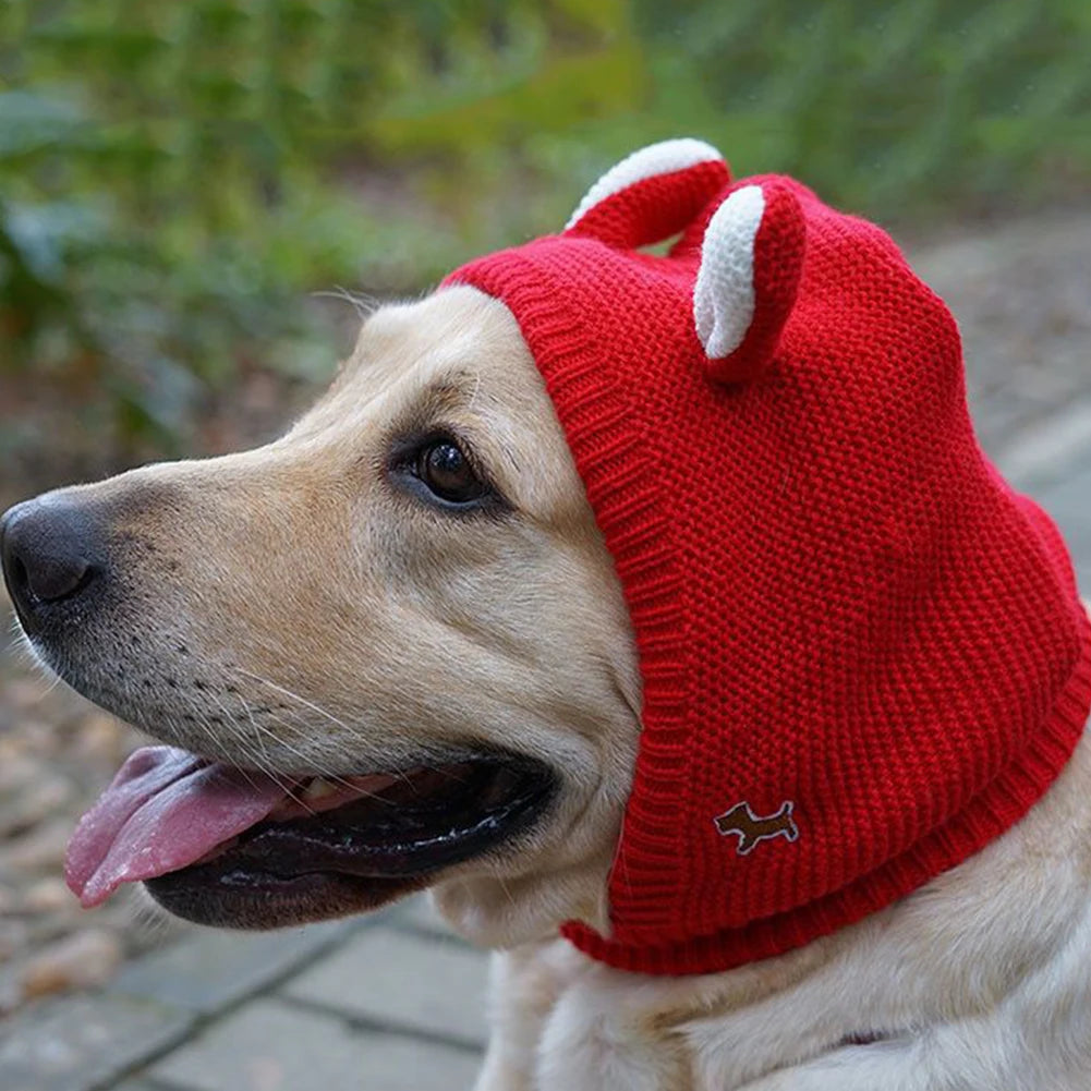 Winter Warm Dog Hat with Ear Covers