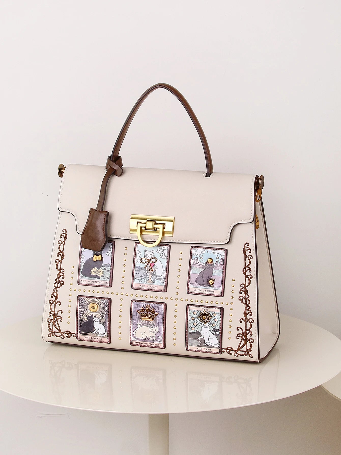 Embroidered Dream House Women’s Handbag