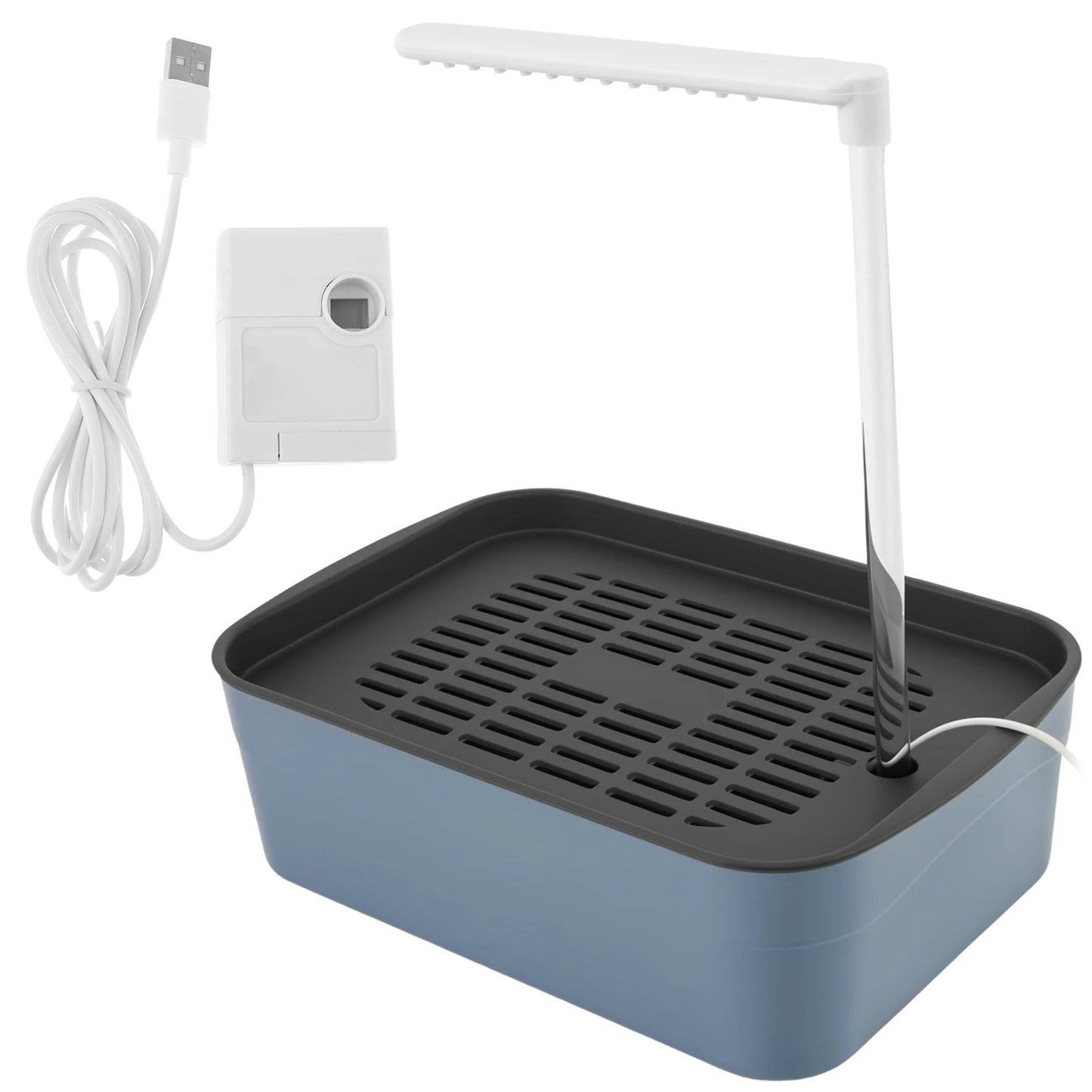 Automatic Bird Bath with Circulating Water Fountain
