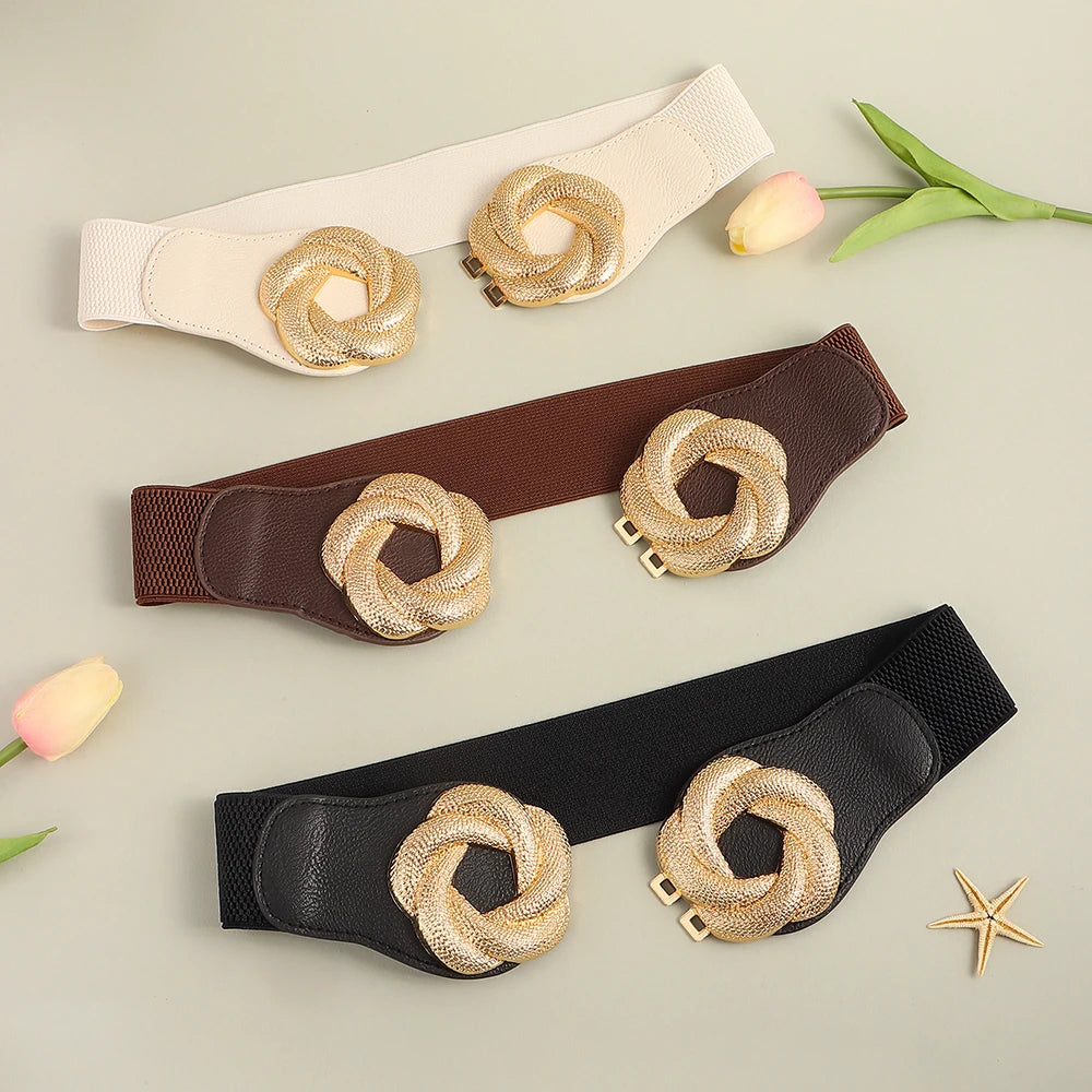 Women’s Wide Elastic Waist Belt