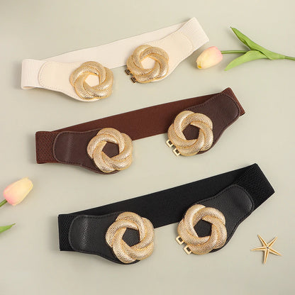 Women’s Wide Elastic Waist Belt