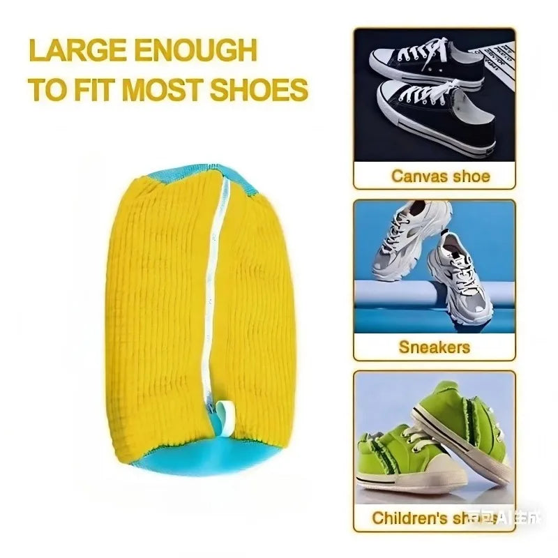 Reusable Shoe Washing Machine Laundry Bag with Zipper