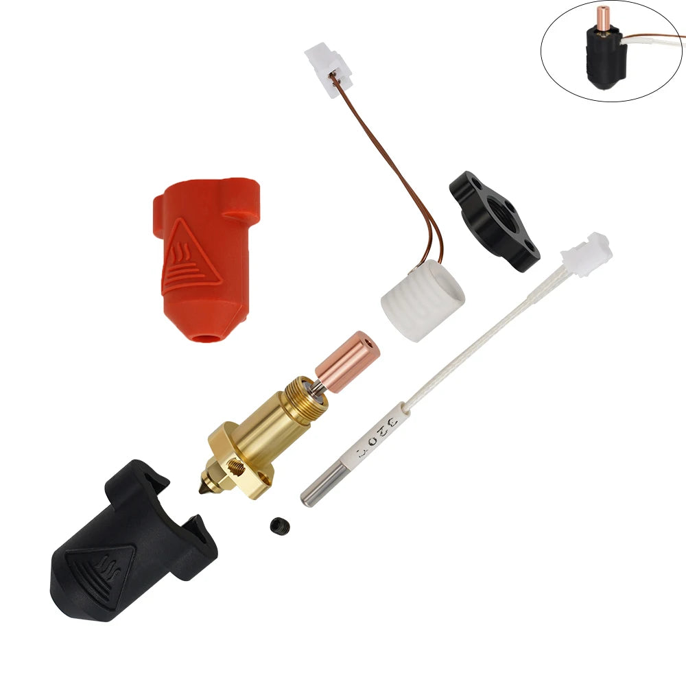 High-Temperature Ceramic Hotend Upgrade Kit for Creality 3D Printers