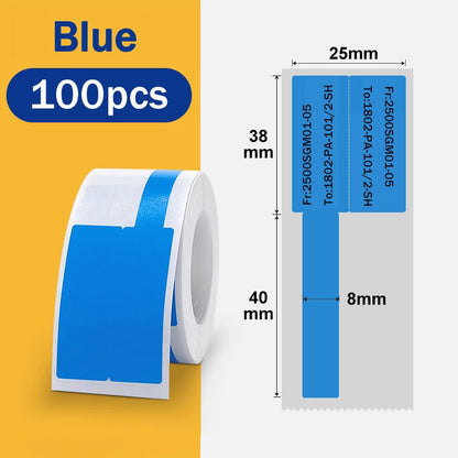MrLabel F-Type Self-Adhesive Cable Wire Labels