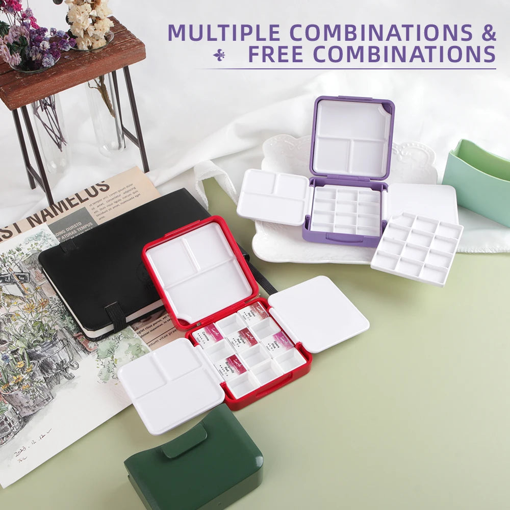 SeamiArt Portable Watercolour Palette Box