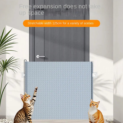 Retractable No-Drill Pet Safety Gate