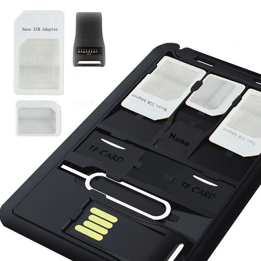 All-in-One SIM Card Adapter Kit with MicroSD Reader