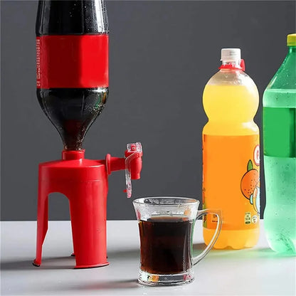 Inverted Soda & Beverage Bottle Dispenser