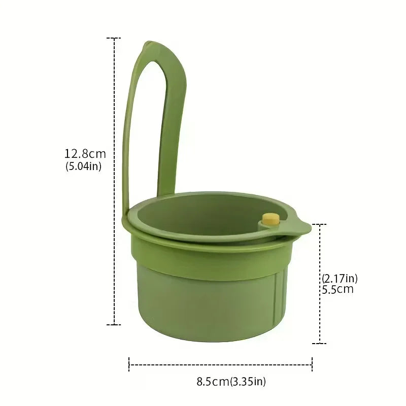 Press-Type Drain Basket Sink Strainer & Organiser